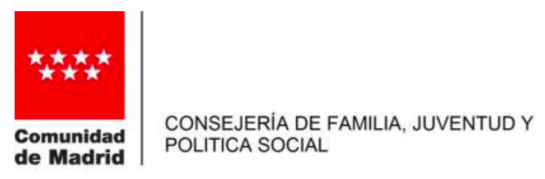 Logo Consejería de familia, juventud y política social